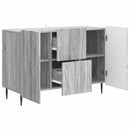 Sideboard Grå sonoma-eg 89 x 34,5 x 62 cm Konstrueret træ