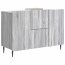 Sideboard Grå sonoma-eg 89 x 34,5 x 62 cm Konstrueret træ