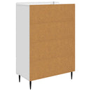 Sideboard med skuffe Hvid 66 x 34,5 x 97 cm Konstrueret træ
