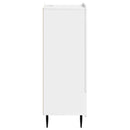 Sideboard med skuffe Hvid 66 x 34,5 x 97 cm Konstrueret træ