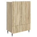 Sideboard Sonoma-eg 66 x 34,5 x 97 cm Konstrueret træ