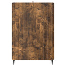 Sideboard med skuffe Røget eg 66 x 34,5 x 97 cm Konstrueret træ