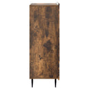 Sideboard med skuffe Røget eg 66 x 34,5 x 97 cm Konstrueret træ