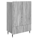 Sideboard Grå sonoma-eg 66 x 34,5 x 97 cm Konstrueret træ