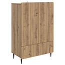 Sideboard Artisan-eg 66 x 34,5 x 97 cm Konstrueret træ