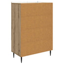 Sideboard Artisan-eg 66 x 34,5 x 97 cm Konstrueret træ