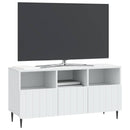 TV-skab med skuffe Hvid 102 x 34,5 x 50 cm Konstrueret træ