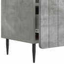 TV-skab med skuffe Betongrå 102 x 34,5 x 50 cm Konstrueret træ
