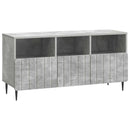 TV-skab med skuffe Betongrå 102 x 34,5 x 50 cm Konstrueret træ