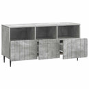 TV-skab med skuffe Betongrå 102 x 34,5 x 50 cm Konstrueret træ