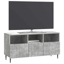 TV-skab med skuffe Betongrå 102 x 34,5 x 50 cm Konstrueret træ