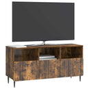 TV-skab med skuffe Røget eg 102 x 34,5 x 50 cm Konstrueret træ