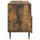 TV-skab med skuffe Røget eg 102 x 34,5 x 50 cm Konstrueret træ