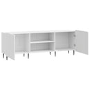 TV-skab Hvid højglans 150 x 31 x 52 cm Konstrueret træ