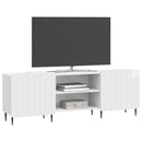 TV-skab Hvid højglans 150 x 31 x 52 cm Konstrueret træ