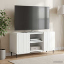 TV-skab Hvid 102 x 34,5 x 52 cm Konstrueret træ