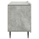TV-skab Betongrå 102 x 34,5 x 52 cm Konstrueret træ