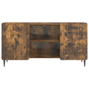 TV-skab Røget eg 102 x 34,5 x 52 cm Konstrueret træ