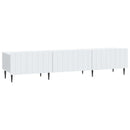 TV-skab med skuffe Hvid 147 x 34,5 x 32 cm Konstrueret træ