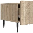 TV-skab med skuffe Sonoma-eg 147 x 34,5 x 32 cm Konstrueret træ