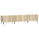 TV-skab med skuffe Sonoma-eg 147 x 34,5 x 32 cm Konstrueret træ
