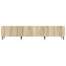 TV-skab med skuffe Sonoma-eg 147 x 34,5 x 32 cm Konstrueret træ