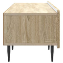 TV-skab med skuffe Sonoma-eg 147 x 34,5 x 32 cm Konstrueret træ