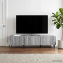 TV-skab Grå sonoma-eg 147 x 34,5 x 32 cm Konstrueret træ