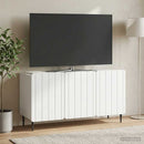 TV-skab Hvid 99 x 34,5 x 52 cm Konstrueret træ