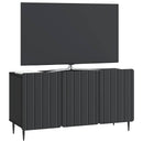 TV-skab Sort 99 x 34,5 x 52 cm Konstrueret træ