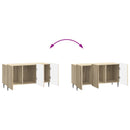 TV-skab Sonoma-eg 99 x 34,5 x 52 cm Konstrueret træ