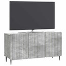 TV-skab Betongrå 99 x 34,5 x 52 cm Konstrueret træ