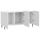 TV-skab Hvid højglans 99 x 34,5 x 52 cm Konstrueret træ