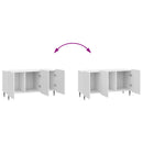 TV-skab Hvid højglans 99 x 34,5 x 52 cm Konstrueret træ