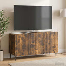 TV-skab Røget eg 99 x 34,5 x 52 cm Konstrueret træ