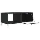 Sofabord Sort 90 x 50 x 40 cm Konstrueret træ