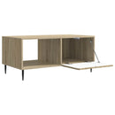 Sofabord Sonoma-eg 90 x 50 x 40 cm Konstrueret træ