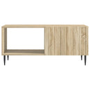 Sofabord Sonoma-eg 90 x 50 x 40 cm Konstrueret træ
