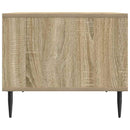 Sofabord Sonoma-eg 90 x 50 x 40 cm Konstrueret træ
