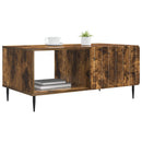 Sofabord Røget eg 90 x 50 x 40 cm Konstrueret træ