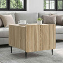 Sofabord med skuffe Sonoma-eg 49 x 50 x 42 cm Konstrueret træ