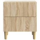 Natskab 2 pcs Sonoma-eg 43 x 34,5 x 48 cm Konstrueret træ