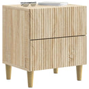 Natskab 2 pcs Sonoma-eg 43 x 34,5 x 48 cm Konstrueret træ