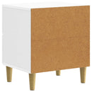 Natskab 2 pcs Hvid højglans 43 x 34,5 x 48 cm Konstrueret træ