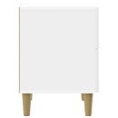 Natskab 2 pcs Hvid højglans 43 x 34,5 x 48 cm Konstrueret træ