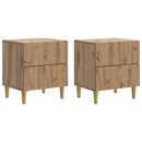 Natskab 2 pcs Artisan-eg 43 x 34,5 x 48 cm Konstrueret træ