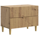 Natskab med skuffe Artisan-eg 62 x 34,5 x 48 cm Konstrueret træ