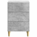 Natskab med skuffe Betongrå 43 x 41 x 66,5 cm Konstrueret træ