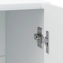 Natskab 2 pcs Hvid 43 x 34,5 x 50 cm Konstrueret træ
