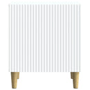 Natskab 2 pcs Hvid 43 x 34,5 x 50 cm Konstrueret træ